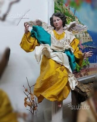 Presepe napoletano pastore angelo