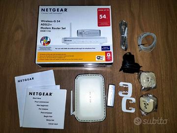 MODEM ROUTER WIRELESS *NETGEAR* + ACCESSORI