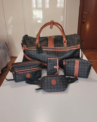 Set viaggio borsone, pochette e marsupio "Kenzia"