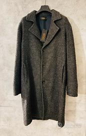 Cappotto Boucle  uomo Hosio tg.48 col grigio