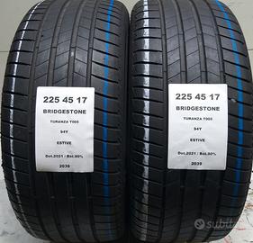 2 GOMME 225 45 17 BRIDGESTONE A2039