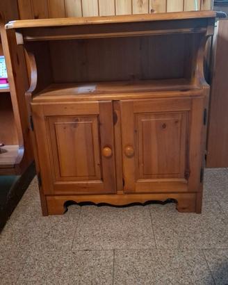 Mobiletto in legno stile rustico in abete