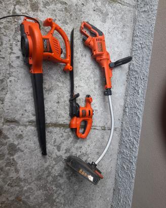 Tagliasiepi, tagliabordi e soffiatore Black&Decker