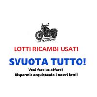 Lotti / stock ricambi usati moto