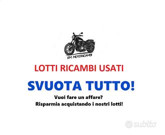 Lotti / stock ricambi usati moto