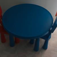 tavolo Ikea per bambini più due sedie 