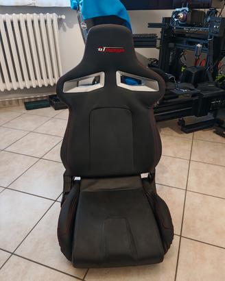 Sedile Sim Racing Reclinabile GT Omega RS9 