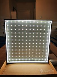 Pannello LED 40x40 Luminoso Per Insegna Foto NUOVO