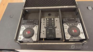 Set DJ Pioneer completo: 2x CDJ-400 + DDJ-250