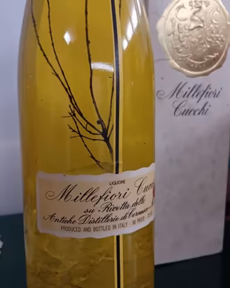 Bottiglia Millefiori Cucchi anni 60 