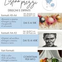 Commissioni aperte - listino prezzi