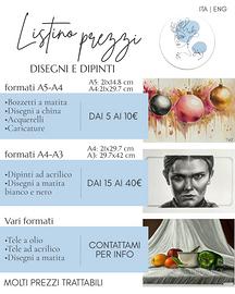 Commissioni aperte - listino prezzi