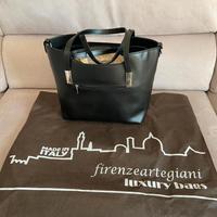 Shopping bag in pelle Firenze Artegiani
