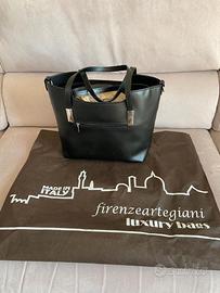 Shopping bag in pelle Firenze Artegiani