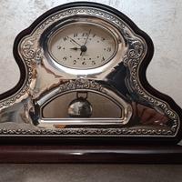 Orologio da tavolo Soprani placcato argento