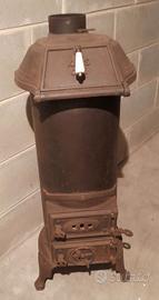 Antica stufa in ghisa
