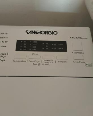 Lavatrice SanGiorgio carica dall' alto