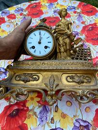 Orologio da Camino Vintage  - Scultura Mietitrice