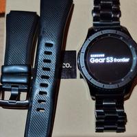 Samsung Gear S3 Frontier Smartwatch,GPS, IP68,Nero