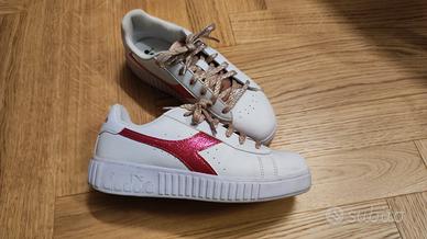 Scarpe diadora bianche e rosa deals