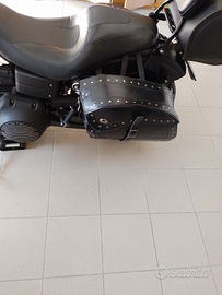 Coppia borse in cuoio universali