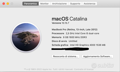 MacBook Pro (Retina, 13-inch, Late 2012)