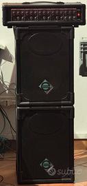 Mixer amplificato e casse