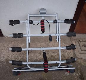 Portabici da gancio traino