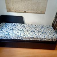 Letto contenitore singolo che diventa matrimoniale