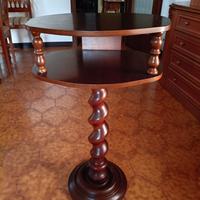 Tavolino da telefono/espositore in legno