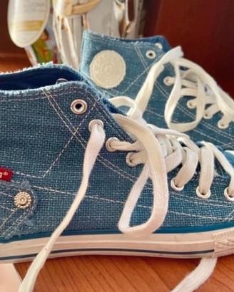 Sneakers Carrera jeans azzurro lurex n.38
