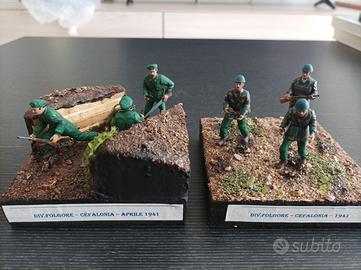 Miniature paracadutisti italiani ww2