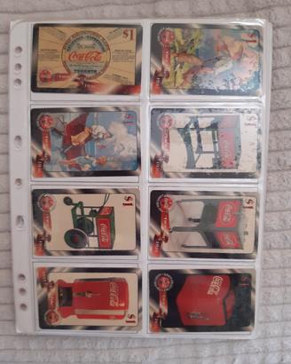 schede telefoniche  nuove coca cola