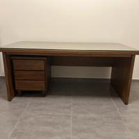 Scrivania in legno massiccio artigianale + cassett