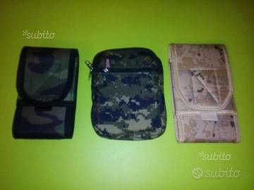 N°3 porta documenti - telefono militari nuovi