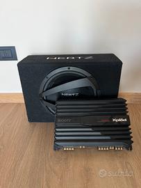 Subwoofer Hertz + Amplificatore Sony 1000W