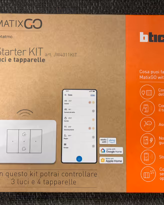 Starter Kit Luci e Tapparelle Bticino MatixGo