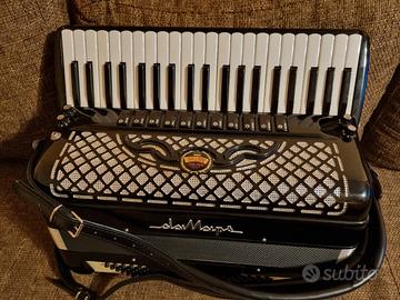 Zaino Per Fisarmonica Con 120 Bassi, Borsa Imbottita Nera Con - Foto 9