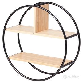 Mensola rotonda legno