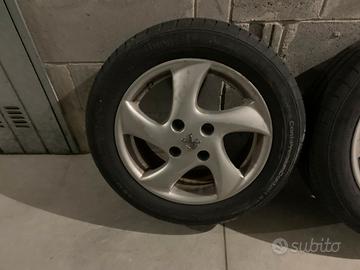 4 cerchi in lega peugeot 15”