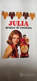 Adesivo vintage Grappa Julia