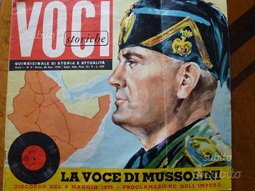 Fascicolo voci storiche-LA VOCE DI MUSSOLINI 1959