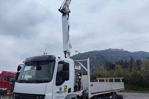 DAF LF 55-300 gru e cassone fisso
