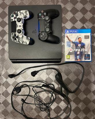 Playstation 4 slim 500GB + 2 controller originali