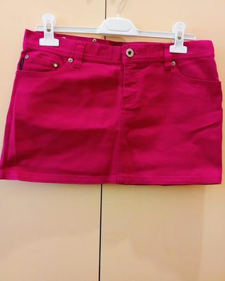 Minigonna di jeans fucsia Watcher
