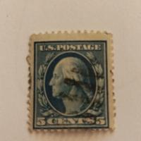 Francobollo usato di George Washington 
