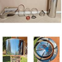 CANNA FUMARIA IN ACCIAIO DIAMETRO 300