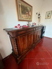 Credenza in nove massello