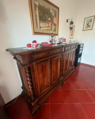 Credenza in nove massello