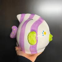Salvadanaio a forma di pesce